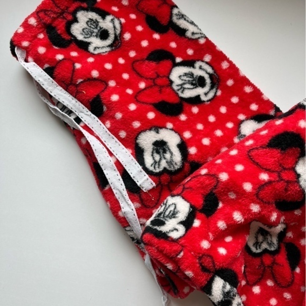 Disney • Red Polka Dot Minnie Mouse Pajama Pants - Picture 4 of 5